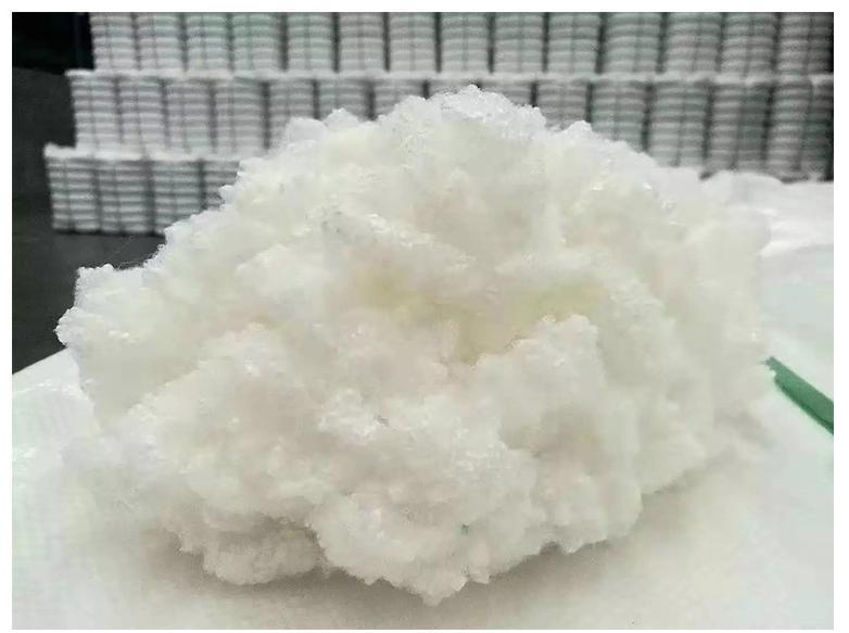 1.56dtex*38mm SD उच्च शक्ति पलिएस्टर स्टेपल फाइबर शुद्ध स्पिनिङको लागि